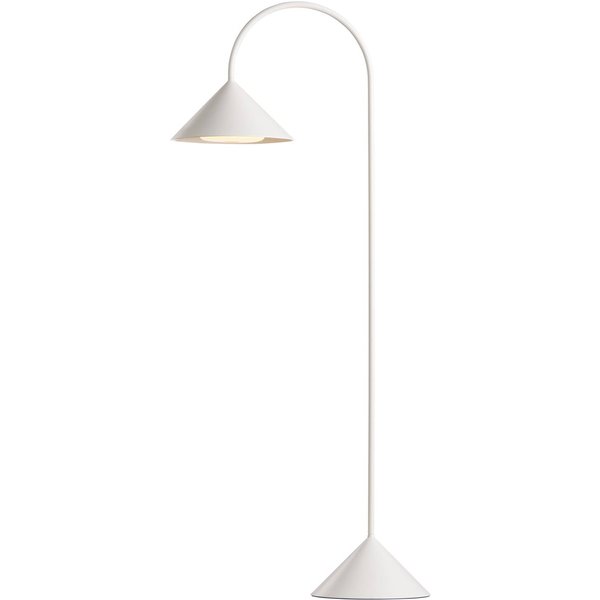 FRANDSEN LED-Akku-Stehlampe Grasp, weiß, Höhe 72 cm, Metall