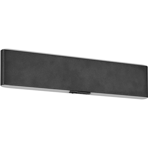 LED-Akku-Wandlampe Conchita, Breite 32 cm, schwarz, Metall