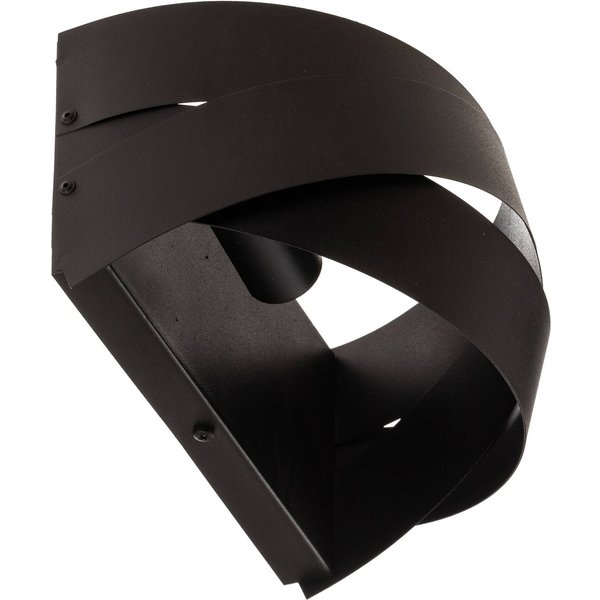 Wandlampe Tornado schwarz