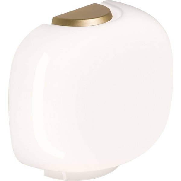 Foscarini Chouchin 3 Semi Wandleuchte weiß/gold
