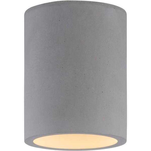 Paul Neuhaus Deckenlampe Eton, grau, Beton, Ø 11 cm, GU10