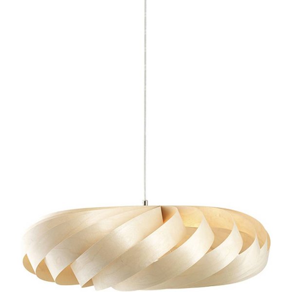 Tom Rossau Pendelleuchte TR5, Ø 80 cm, natur, Birkenholz