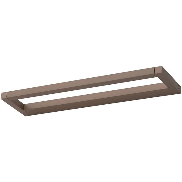LED-Wandlampe PURE Puro, bronze, Breite 50 cm, Alu, Dimmer
