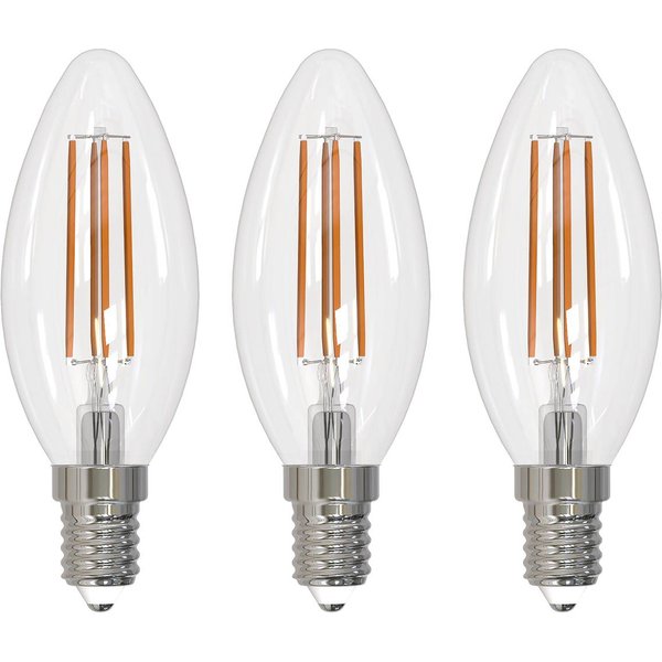 Arcchio LED-Leuchtmittel Filament E14 Kerze, 3er-Set, 4000 K