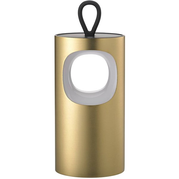 LED-Akku-Tischlampe Lunari, goldfarben 16 cm Metall CCT IP44