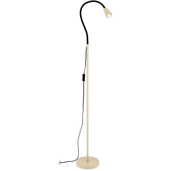 Stehleuchte Dotty, khaki, Höhe 145 cm, Flexarm, GU10