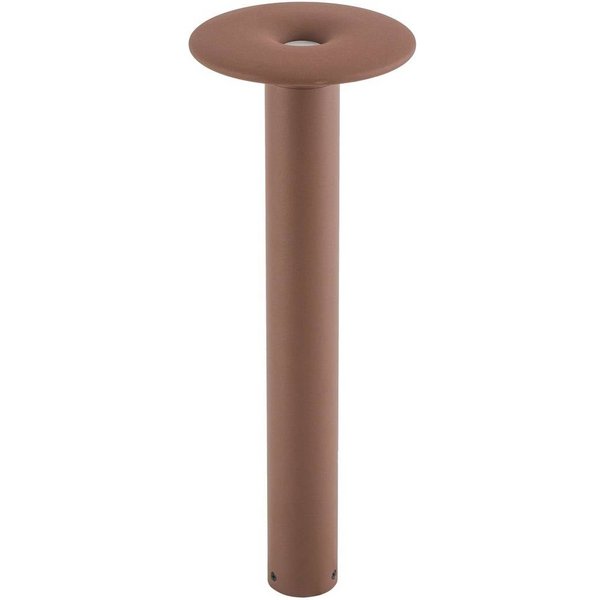 Lucande LED-Wegeleuchte Haloa, braun/rost, Höhe 50 cm, IP54