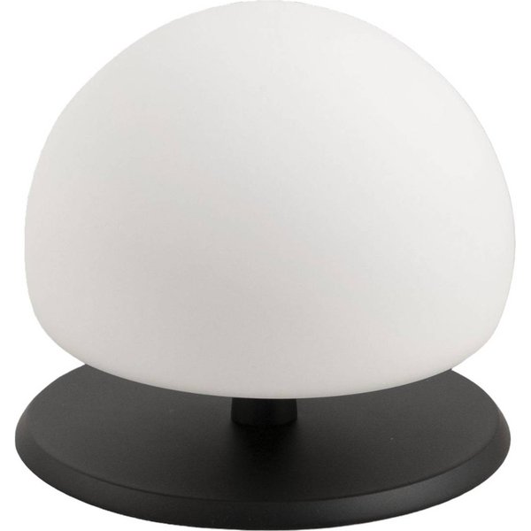 Tischleuchte Morgana, schwarz / weiß, Touchdimmer, 3.000 K