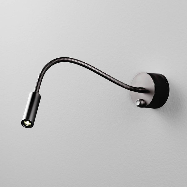 Egger DLS LED-Wandleuchte Zooom T Flex, 2.700K, schwarz