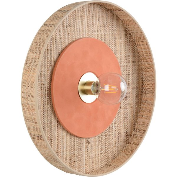 MARKET SET Portinatx Wandleuchte terracotta, Ø50cm