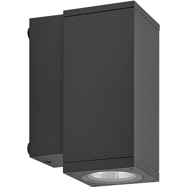 LED-Außenwandlampe ShoreLine Pro Square, dunkelgrau, 830/840