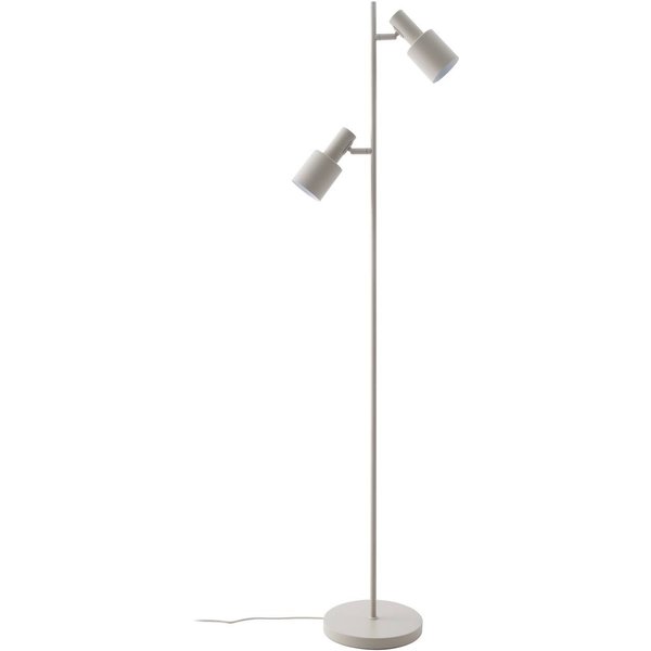 Lindby Stehleuchte Ovelia, beige, Metall, E27