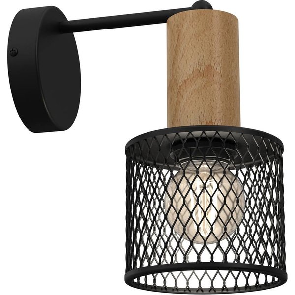 Wandleuchte Sobresa mit Gitterschirm