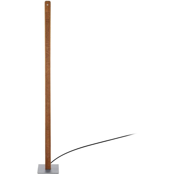HerzBlut LED- Stehlampe Karl K, Holz, dimmbar, 161 cm