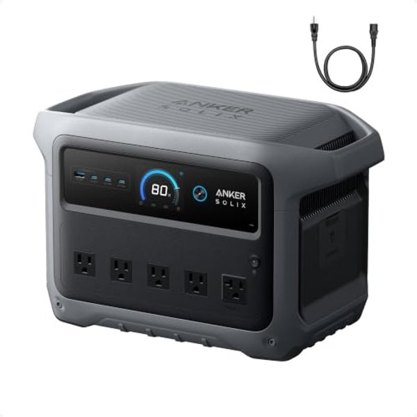 Anker SOLIX C1000 Gen 2 with AC charging cable, 2000W 1024Wh Power Station