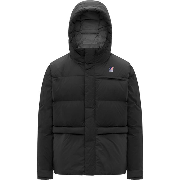 Uomo K-way Piumino Con Cappuccio Aurele Ivy Warm 4.0
