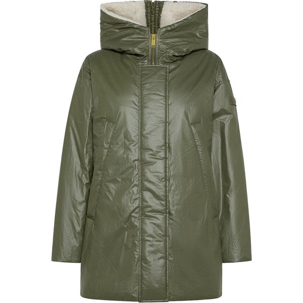 Donna Peuterey Giacca Con Cappuccio Cork Donna