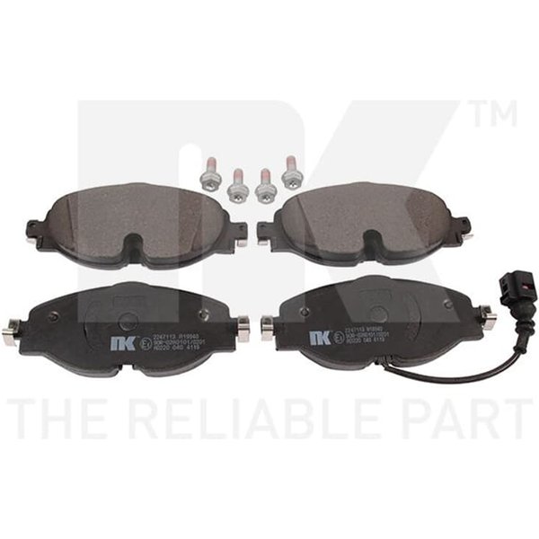 Nk BremsbeläGe Vorne Audi A3 Tt Seat Ateca Leon Skoda Octavia Vw Golf-image