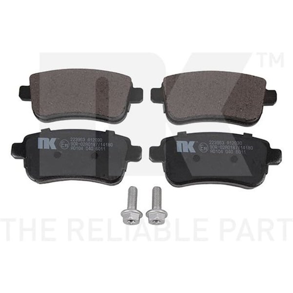 Nk BremsbeläGe Hinten Renault Fluence Grand Megane ScéNic-image