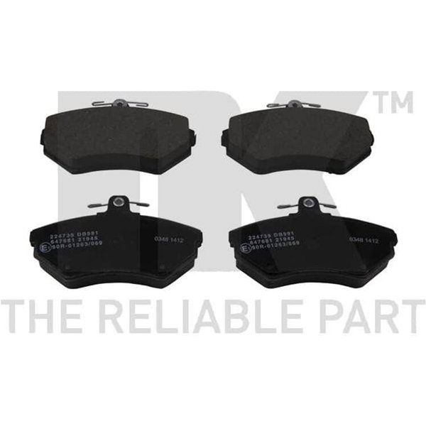 Nk BremsbeläGe Vorne Audi A4 Seat Exeo Vw Passat-image