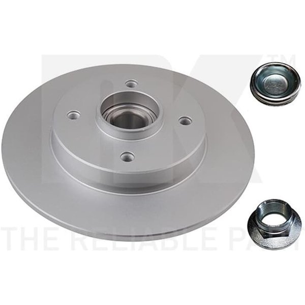 2 Nk Bremsscheiben Hinten 249Mm Citroen C3 C4 Opelcrossland Peugeot 207 307-image