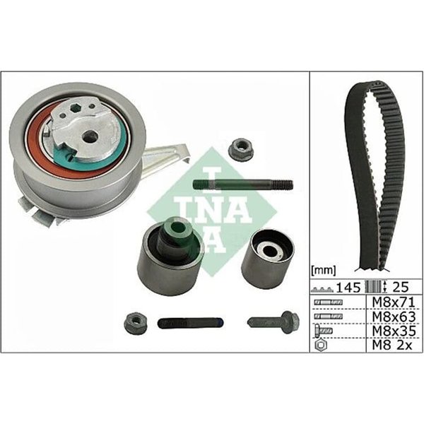 Ina Zahnriemensatz Audi Man Seat Skoda Vw-image