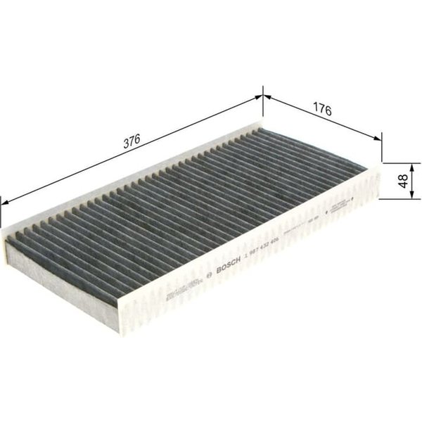 Bosch Aktivkohle-Innenraumfilter Citroen Fiat Peugeot Toyota-image