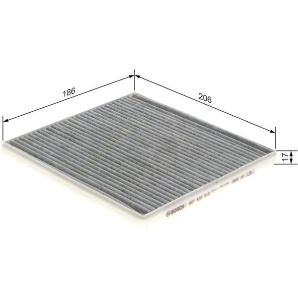 Bosch Aktivkohle-Innenraumfilter Ford Subaru Toyota-image