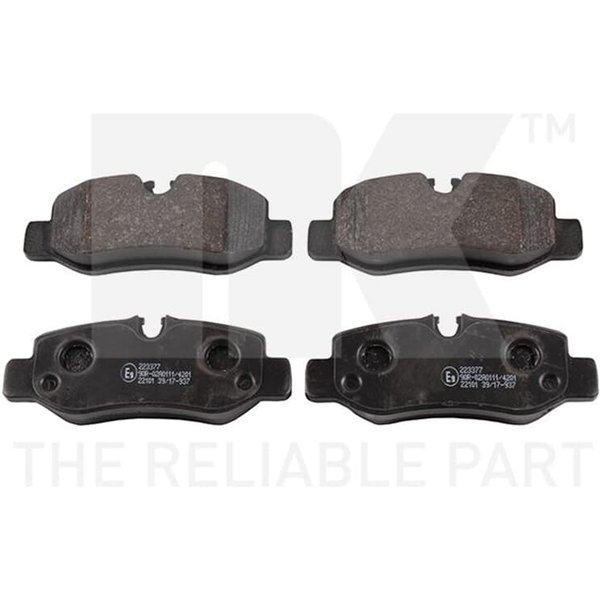 Nk BremsbeläGe Hinten Mercedes Eqv Evito Marco V-Klasse Vito-image