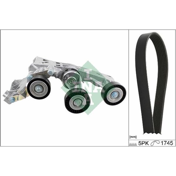 Ina Keilrippenriemensatz Mercedes A-Klasse W169 B-Klasse W245 529014810-image