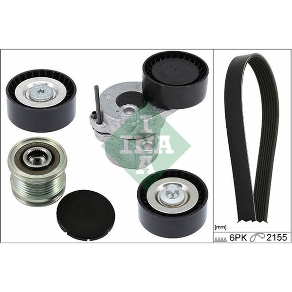 Ina Keilrippenriemensatz 529047920 Mercedes C-Klasse Cls E-Klasse Glk-Klasse Slc Slk-image