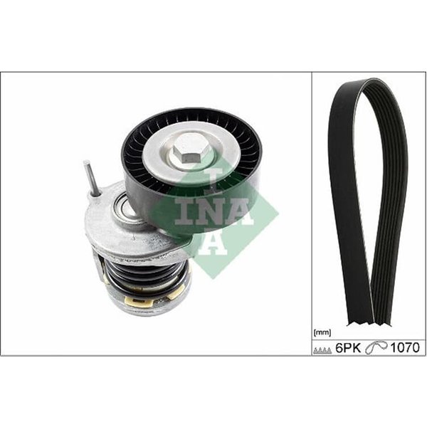 Ina Keilrippenriemensatz Audi Seat Skoda Vw 529047510-image