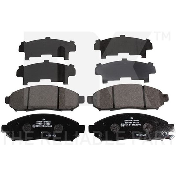Nk BremsbeläGe Vorne Nissan Evalia Leaf Np300 Nv200 Pathfinder 2,5-image