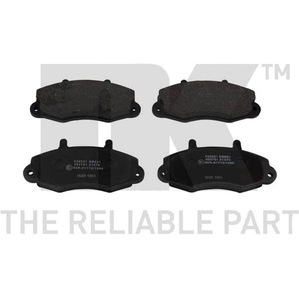 Nk BremsbeläGe Vorne Ford Transit 2,0 2,4 2,5 222521-image