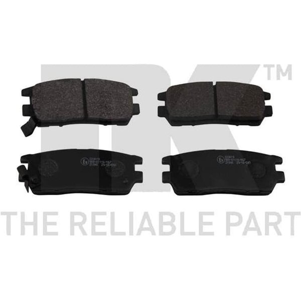 Nk BremsbeläGe Hinten Mitsubishi Delica Eclipse Galant L400 Pajero Sigma-image