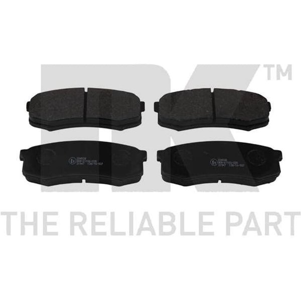 Nk BremsbeläGe Hinten Mitsubishi Pajero Toyota 4 Fj Fortuner Land-image