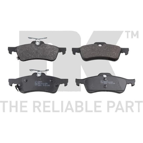 Nk BremsbeläGe Hinten Daihatsu Charade Toyota Yaris-image