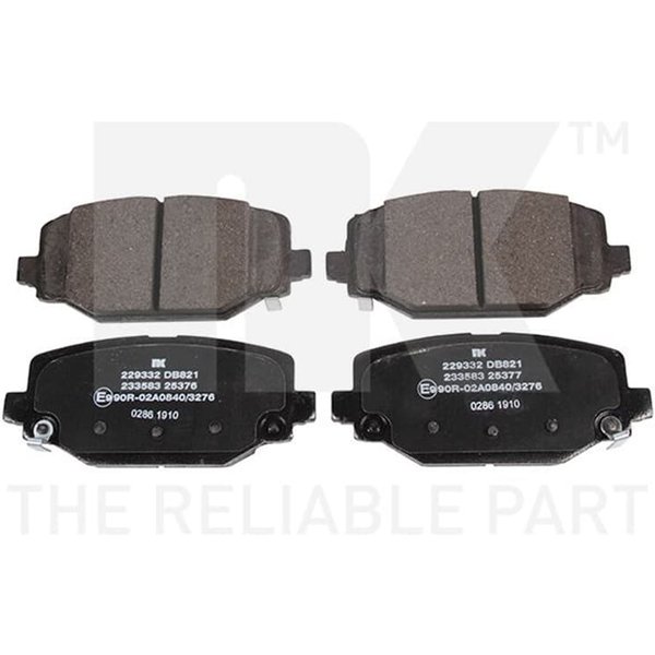 NK BremsbeläGe Hinten Chrysler Dodge Fiat Lancia-image
