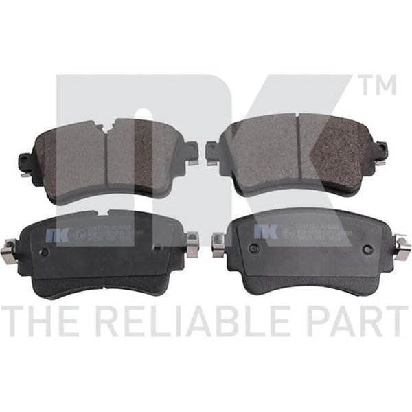 NK BremsbeläGe Hinten Audi A4 A5 A6 A7 A8 Q5 Q7 VW Touareg-image