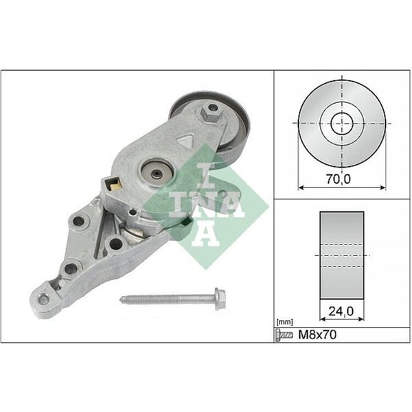 INA Spannarm FüR Keilrippenriemen Audi Seat Skoda VW 534014030 1,9-image