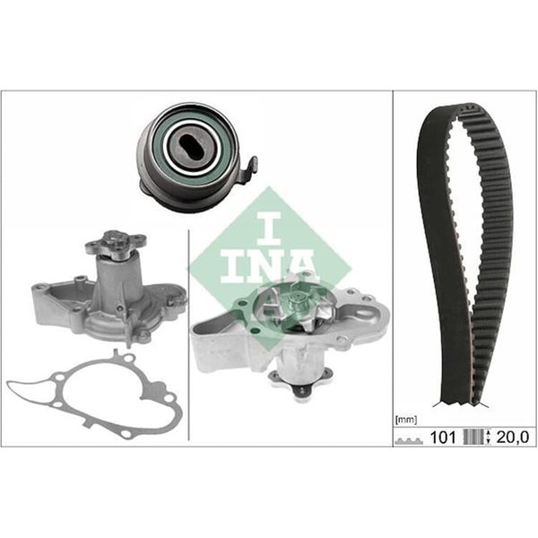 INA Zahnriemensatz Hyundai Atos Getz I10 Kia Picanto-image