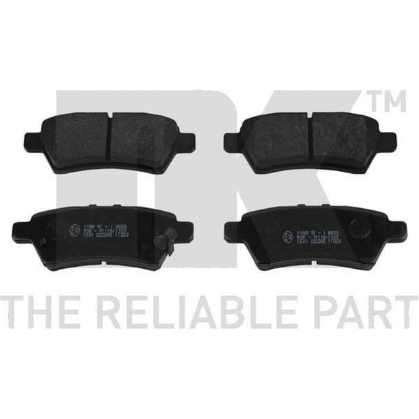Nk BremsbeläGe Hinten Nissan Pathfinder-image
