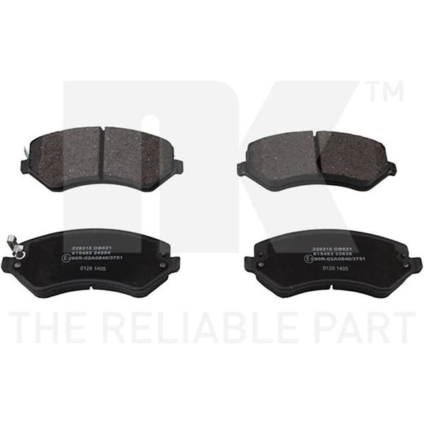 Nk BremsbeläGe Vorne Chrysler Voyager Dodge Caravan Jeep Cherokee-image