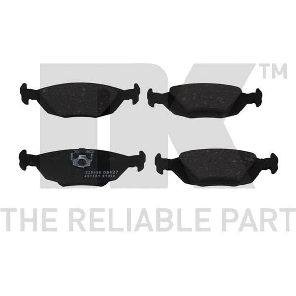 Nk BremsbeläGe Hinten Saab 900 9000 Volvo 440 460 480-image