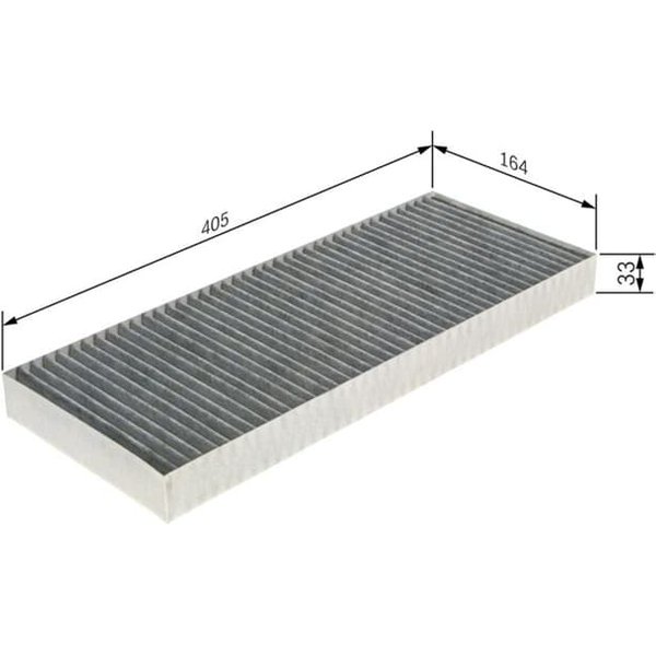 Bosch Aktivkohle-Innenraumfilter Citroen C8 Fiat Ulysse Lancia Phedra Peugeot 807-image