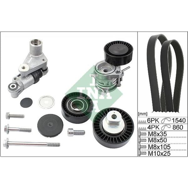 INA Keilrippenriemensatz BMW 3Er 5Er X5 Z4-image