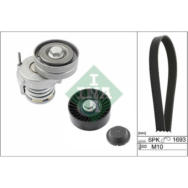 INA Keilrippenriemensatz Audi Seat Skoda VW 529053410-image