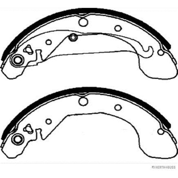 Jakoparts Bremsbacken Hinten Chevrolet Rezzo Daewoo Rezzo 1,6-image