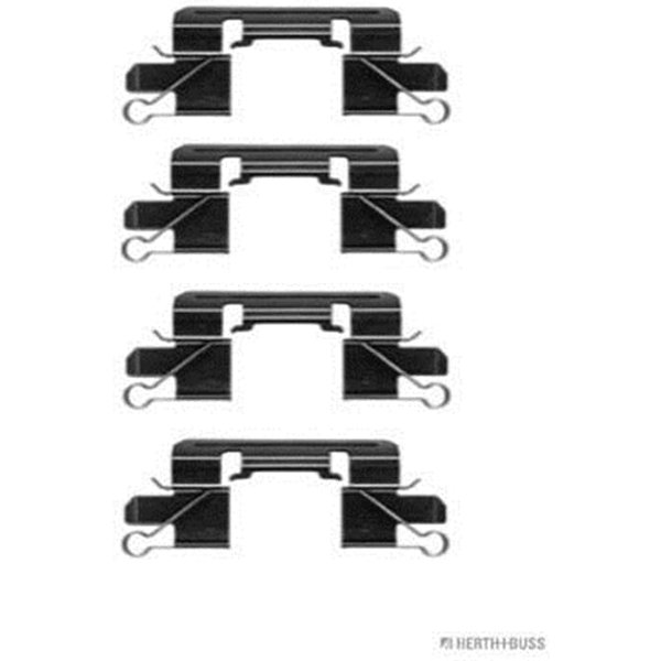 Jakoparts ZubehöRsatz FüR BremsbeläGe Vorne Fiat Fullback Mitsubishi L200 Pajero-image