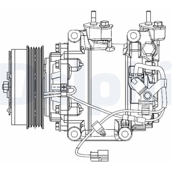 Delphi Klimakompressor Honda Jazz GE GG-image